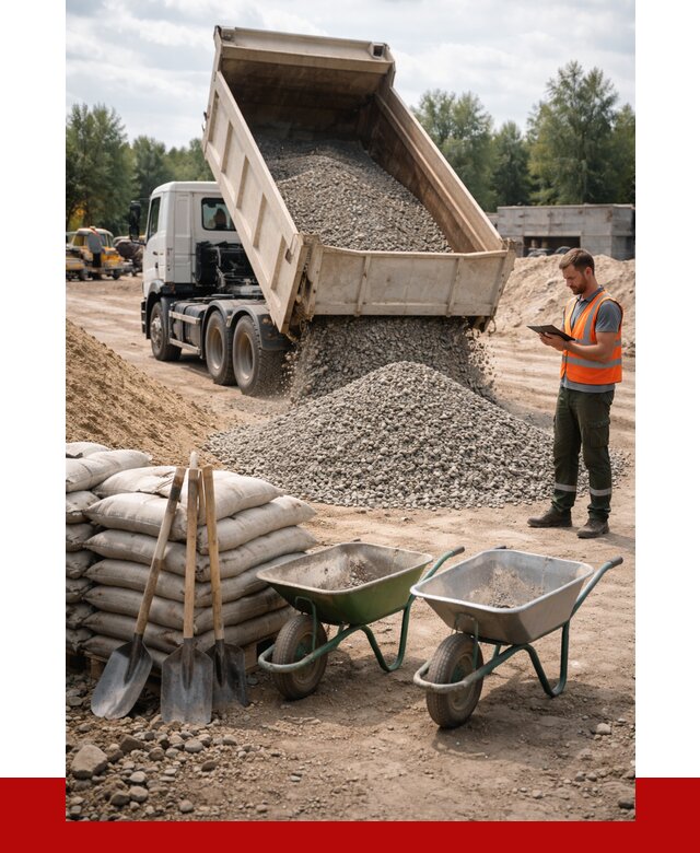 Доставка нерудных материалов в Первоуральске от 1235 руб. | ПРОНЕРУДПрв