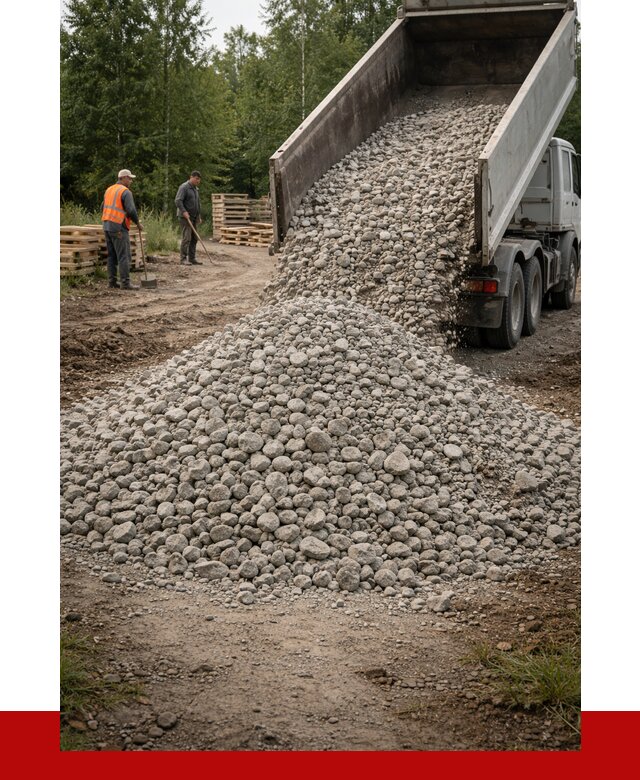 гравийный щебень фракция 70-120 в Первоуральске от 2522 р. ПРОНЕРУДПрв