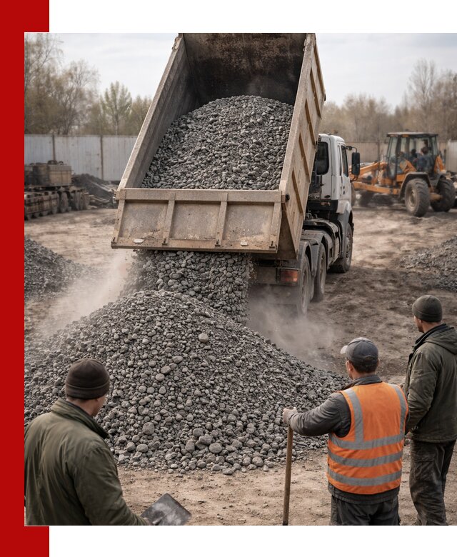 Доставка шлакового щебня в удобные сроки по выгодной цене в Первоуральске