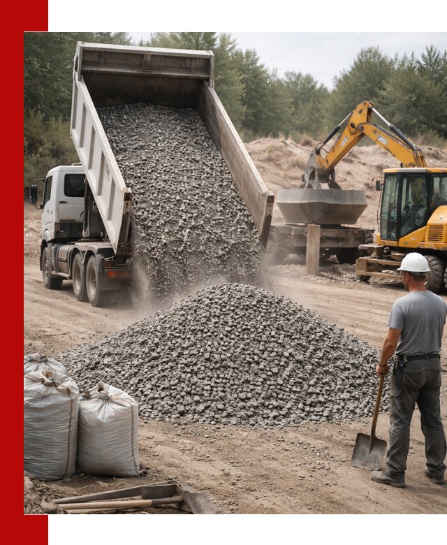Доставка и продажа бетонного щебня в Первоуральске