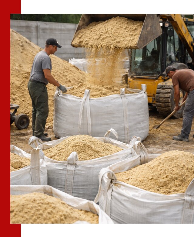 Поставка качественного песка для кладки в Первоуральске