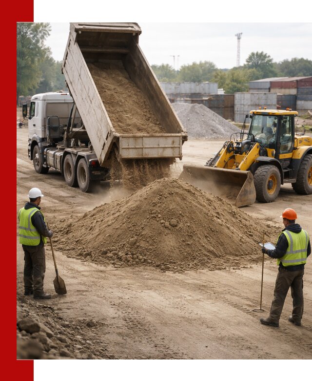 Доставка и продажа пескогрунта оптом и в розницу в Первоуральске