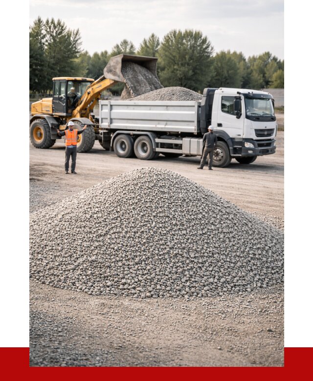 Купить мытый гравий в Первоуральске от 3603 р, доставка ПРОНЕРУДПрв