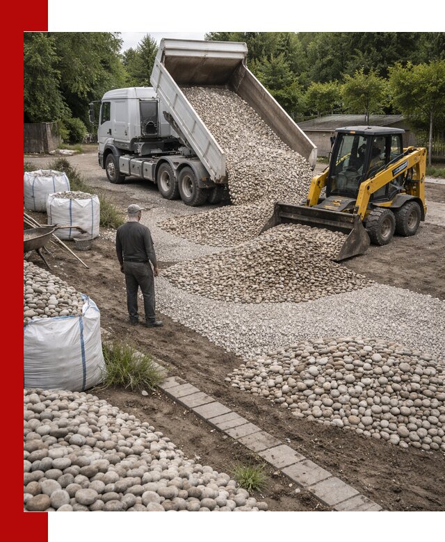 Доставка морской гальки оптом и в розницу в Первоуральске