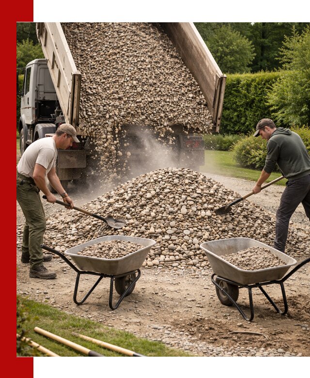 Доставка и продажа декоративной гальки в Первоуральске