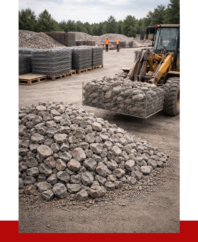 Камень для габионов фракция 70-150 в Первоуральске от 4323 р. | ПРОНЕРУДПрв