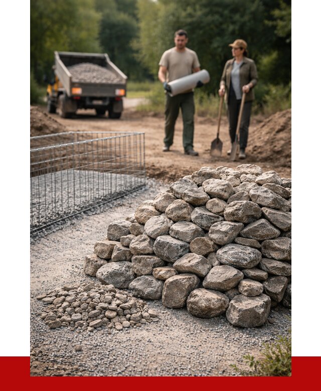 Камень для габионов фракция 100-200 в Первоуральске от 4941 р. | ПРОНЕРУДПрв