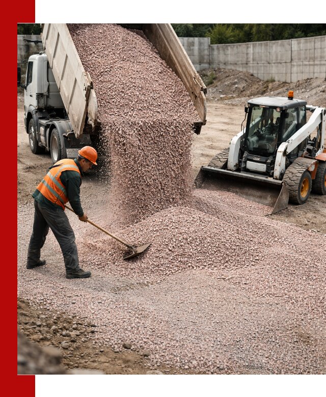 Крошка розовый гранит с доставкой в Первоуральске от производителя