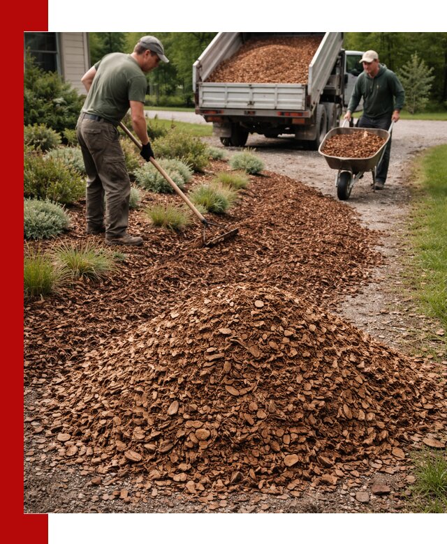 Крошка для мульчирования с доставкой в Первоуральске