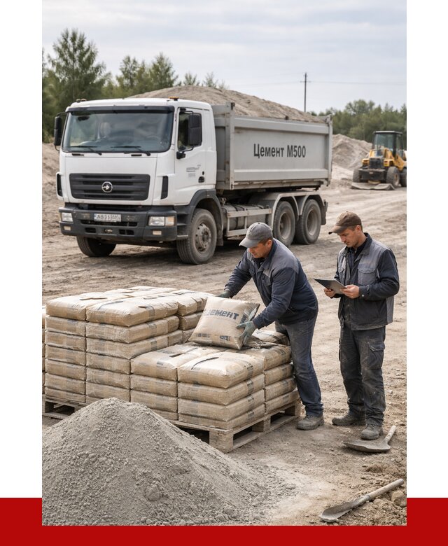 Купить цемент м500 с доставкой в Первоуральске от 5352 р. | ПРОНЕРУДПрв