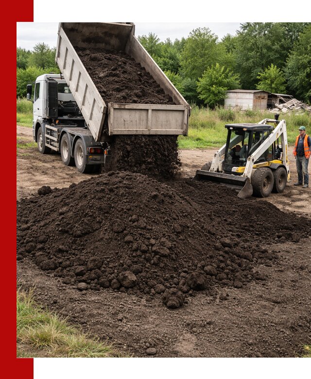 Поставка плодородной земли с доставкой самосвалом в Первоуральске