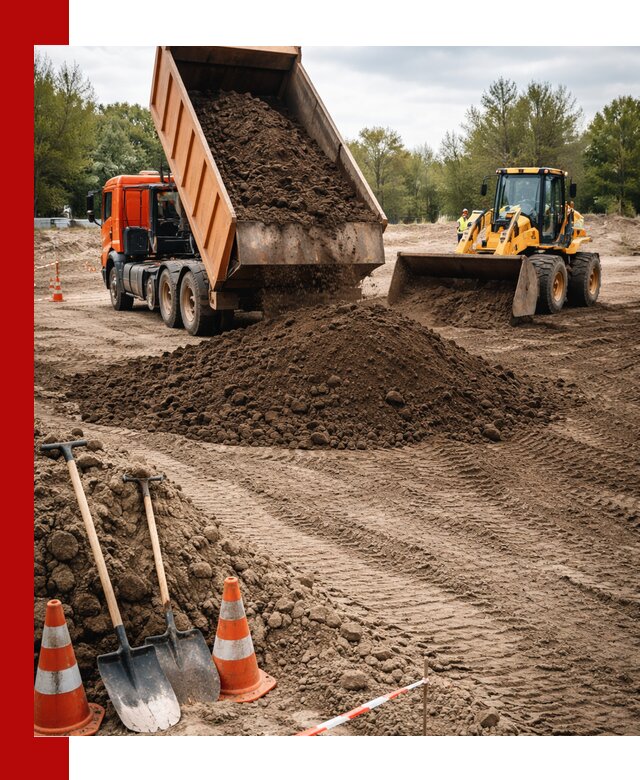 Поставка и доставка планировочного грунта в Первоуральске
