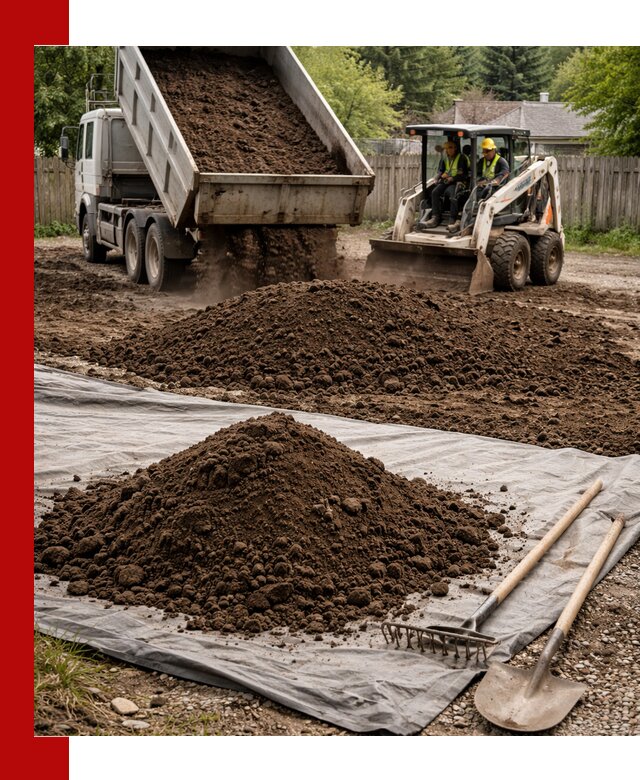 Грунт для отсыпки участка с доставкой в Первоуральске