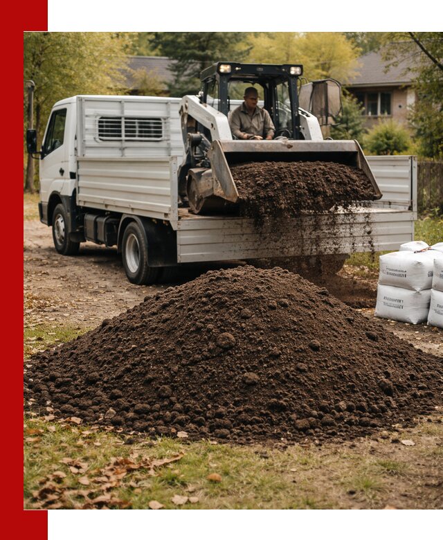 Доставка садовой земли в больших объёмах в Первоуральске