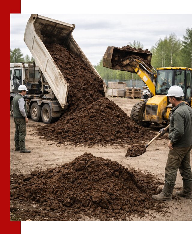 Доставка торфа оптом и в мешках в Первоуральске