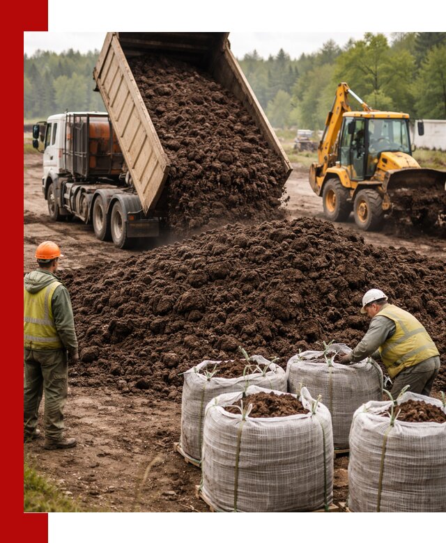 Доставка нейтрального торфа в Первоуральске оптом и в розницу