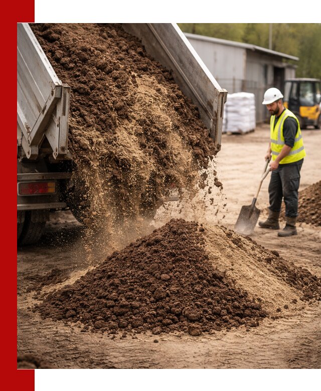Доставка торфо-песчаной смеси в Первоуральске для строительства и озеленения