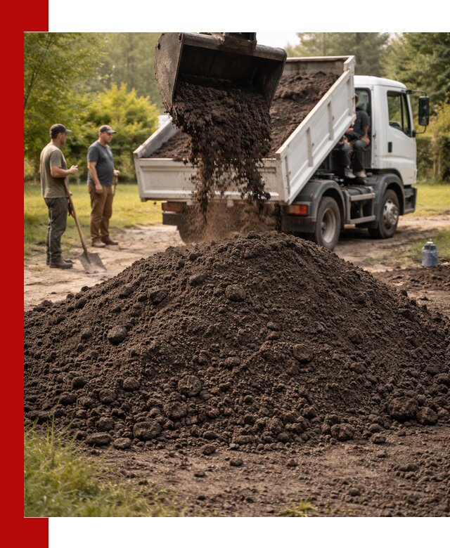 Доставка и продажа чернозема в Первоуральске оптом и в розницу