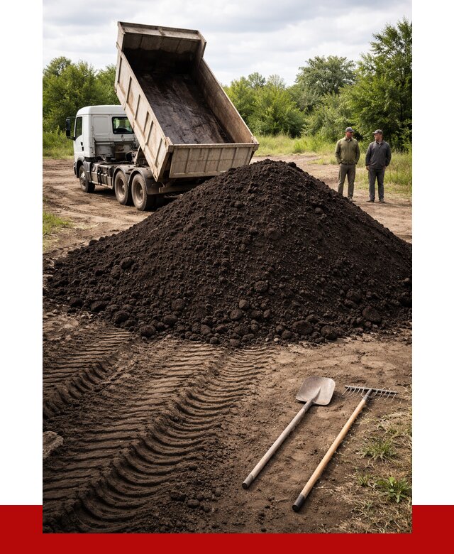 Купить чернозем навалом в Первоуральске от 1235 р. за куб | ПРОНЕРУДПрв