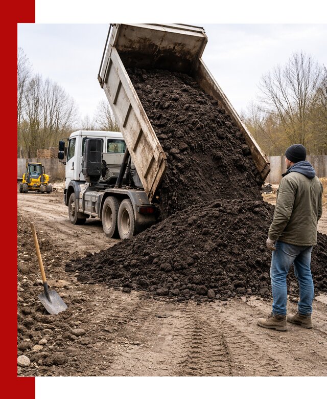 Доставка чернозема навалом в Первоуральске быстро и выгодно