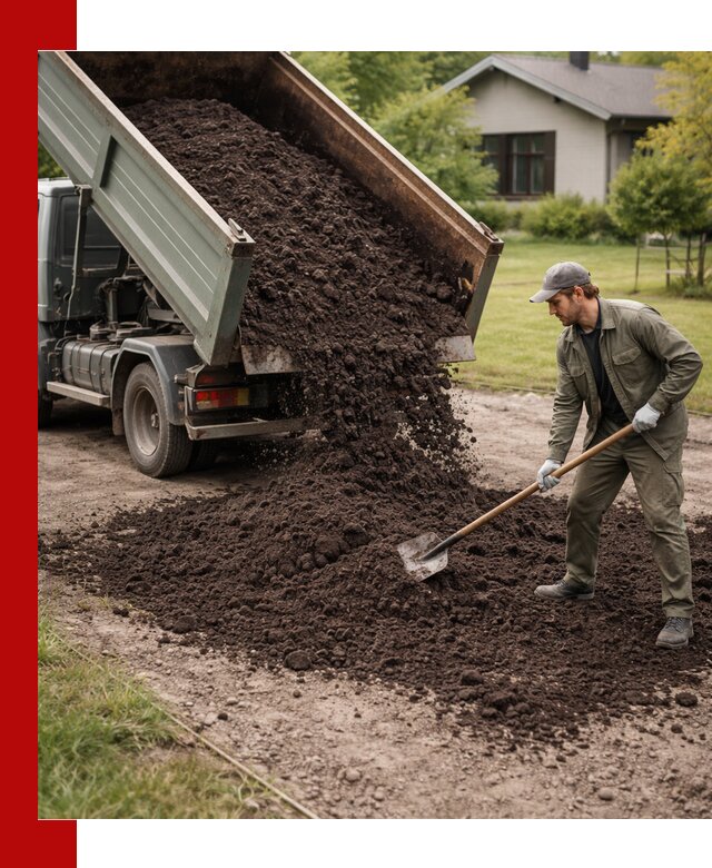 Чернозем для газона с доставкой в Первоуральске быстро и качественно