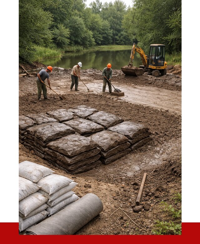 Купить глину для пруда в Первоуральске от 4632 р. с доставкой | ПРОНЕРУДПрв