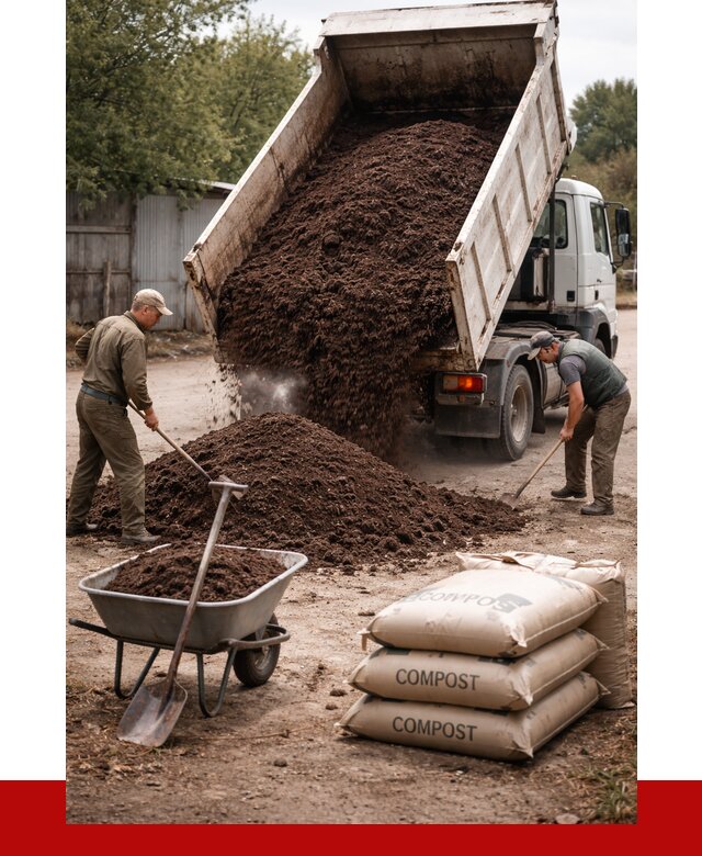 Купить компост в Первоуральске от 4323 р. за куб с доставкой | ПРОНЕРУДПрв