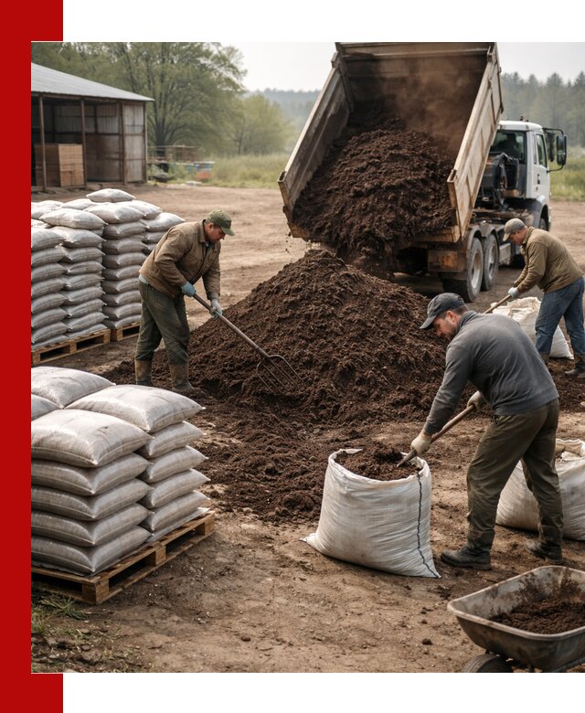 Доставка компоста оптом и в розницу в Первоуральске