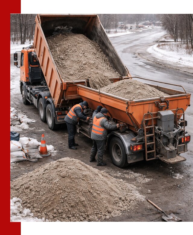 Поставка и вывоз пескосоля в Первоуральске оптом и в розницу