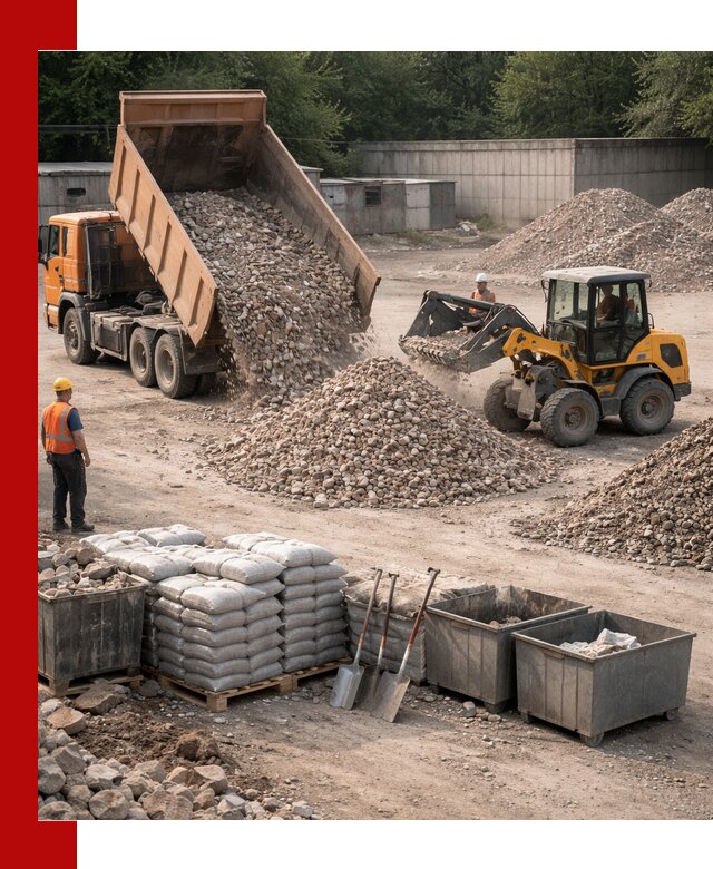 Вторичные материалы для отсыпки в Первоуральске — поставка и доставка