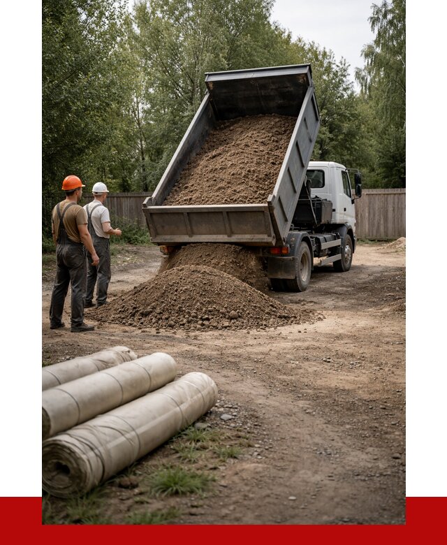 Доставка сыпучих материалов самосвалом в [cvi] от 4323 р. | ПРОНЕРУДПрв