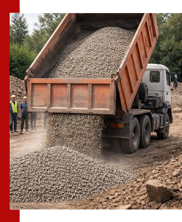 Доставка сыпучих материалов самосвалом в Первоуральске быстро и надежно