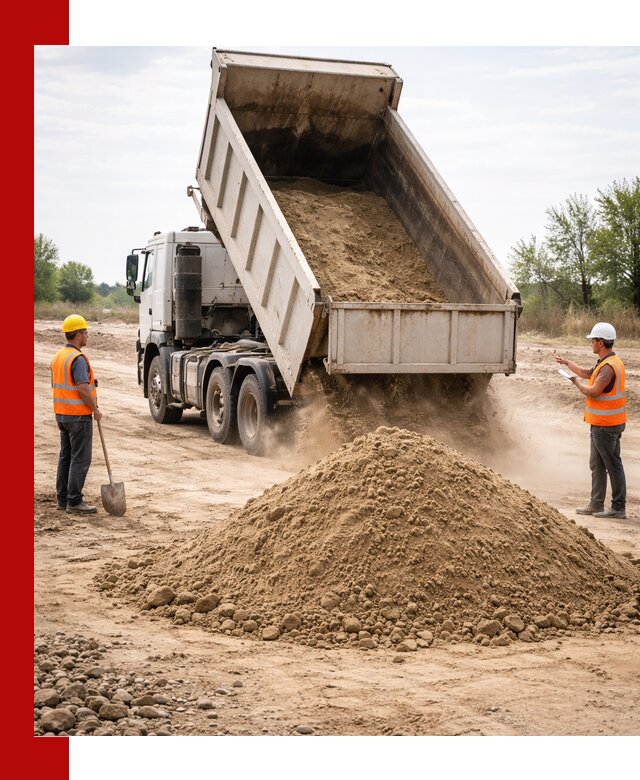 Доставка самосвалом 15 кубов в Первоуральске за город и по городу