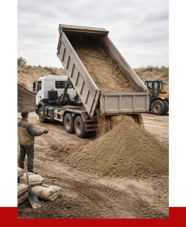 Доставка самосвалом 20 кубов в Первоуральске от 7720 р. | ПРОНЕРУДПрв