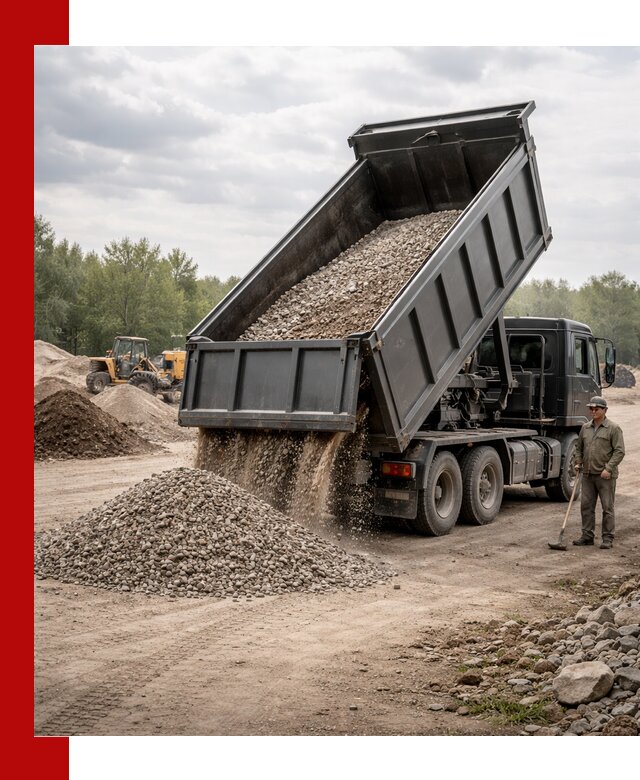 Доставка самосвалом 30 м3 по выгодным ценам в Первоуральске