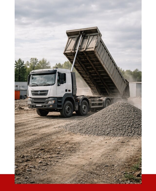 Доставка самосвалом 40 кубов в Первоуральске от 9264 р. | ПРОНЕРУДПрв