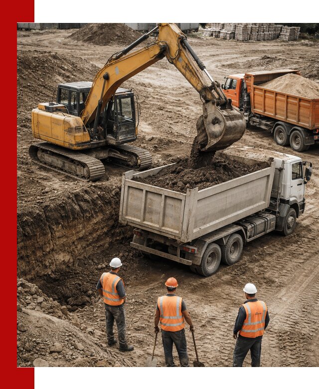 Разработка грунта для строительства и благоустройства в Первоуральске