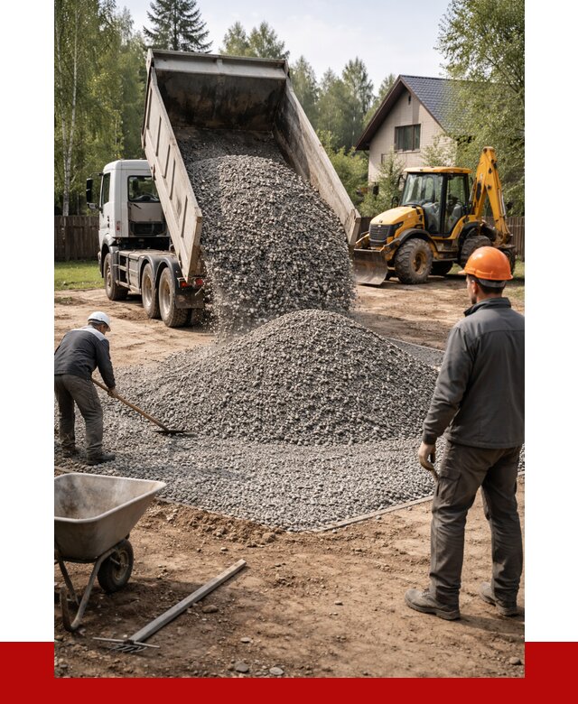 Отсыпка участка щебнем в Первоуральске от 6690 р. ПРОНЕРУДПрв