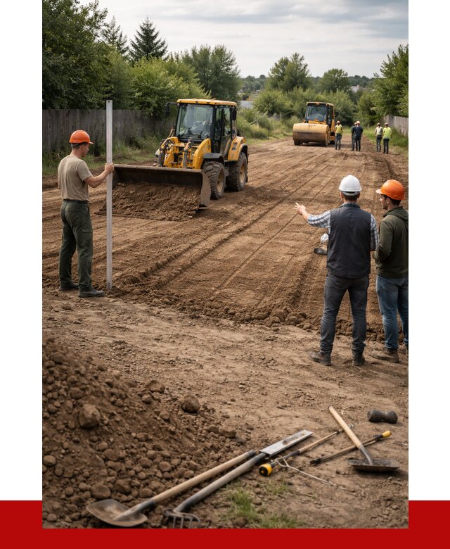Планировка участка грунтом в Первоуральске от 4632 р ПРОНЕРУДПрв