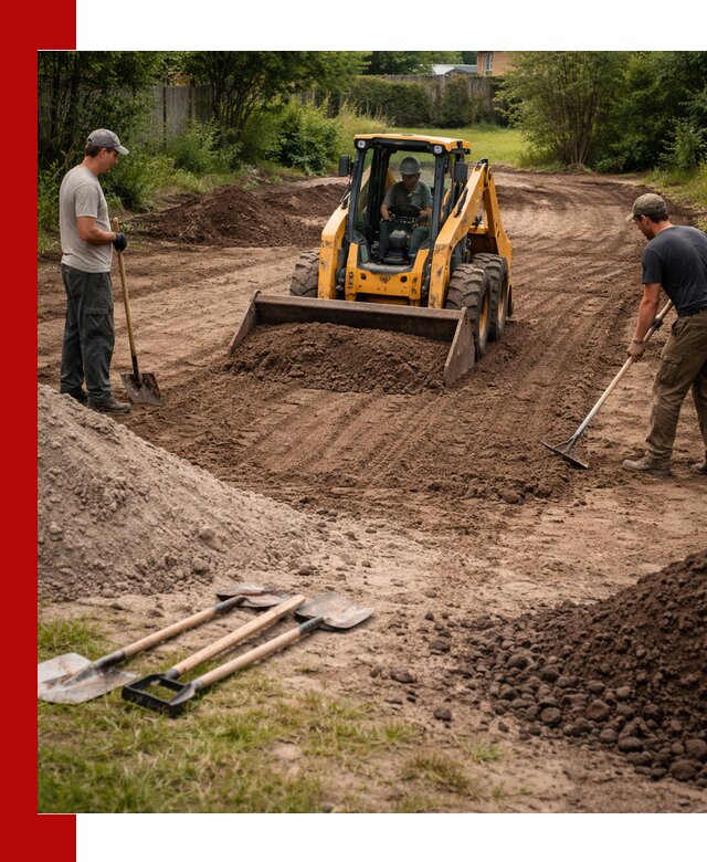 Планировка участка грунтом с вывозом и доставкой в Первоуральске